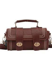 Women Top Handle Bags - Brown - View 11