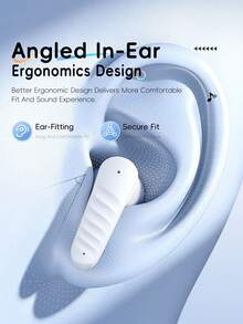 Acer OHR503 Upgraded Wireless Earphones, Tilted In-Ear Design Fitting Ear Comfortably, High-Quality Lossless Audio, 24H Long Standby, Type-C Charging Port, Compatible With Smartphones, Tablets, Laptops - View 6