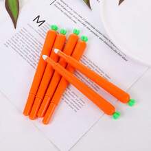 1pc/5pcs/10pcs Middle Eastern Style Carrot Shaped Neutral Pen, 0.38MM - 10PCS - View 5
