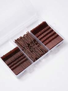 150pcs Metal Hair Clips, Women's Hair Accessories French U-Shaped Hair Clips Set (Black/Brown/Gold/Silver) - Three-mix Set a - View 12