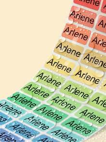 1-280pcs Customizable Colorful Name Labels, Text Stickers And Personalized Labels, Waterproof And Oil-Proof, Various Styles. Use Different Colors To Distinguish Storage Boxes, Kitchen Spice Jars, And Suitcase Contents, This Color-Coding System Can Improve Organizational Efficiency. - Multicolor 1 - View 4