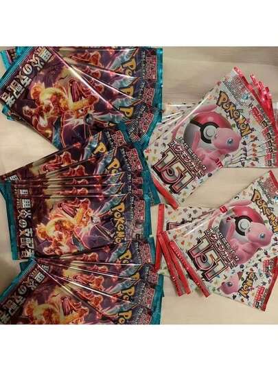 36张/包混合系列宝可梦集换式卡牌，适合作为毕业和返校礼物，动漫宝可梦卡牌，宝可梦收藏卡牌，宝可梦卡牌拼装收藏卡牌，宝可梦收藏卡牌（随机款式）