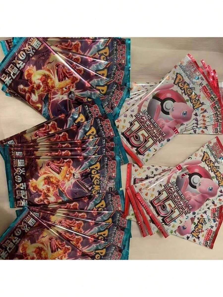 36张/包混合系列宝可梦集换式卡牌，适合作为毕业和返校礼物，动漫宝可梦卡牌，宝可梦收藏卡牌，宝可梦卡牌拼装收藏卡牌，宝可梦收藏卡牌（随机款式） - 彩色 - 查看 1