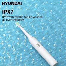 HYUNDAI X5, X4 Cepillo de dientes eléctrico automático, a prueba de agua, adecuado para niños, hombres, mujeres, estudiantes, parejas, modelos con batería y recargables - Especificaciones múltiples - Ver 5