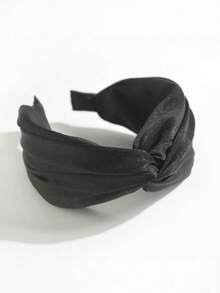 1 pièce Bandeau bohème, serre-tête large en tissu coréen, accessoire élégant pour cheveux de dame, style nature pour femmes, bandeau cheveux pour l'été, les vacances, les voyages, festival, fête - Multicolore - Voir 4