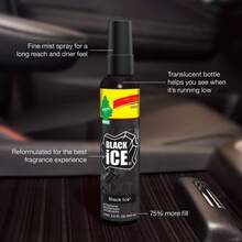 3.5 Fl Oz Ice Pump Spray Black Ice: Car Freshener Spray, Disposable Air Freshener, Scented Car Supplies - 1 - 查看 5
