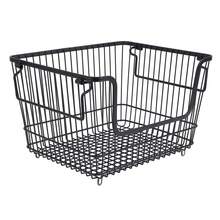 Freezer Organizer Bin Keep Tidy Metal Stackable Fruits Meat Wire Basket For Kitchen Home Use L Black,Organizer Frigo  Frigorifero - 查看 7