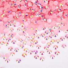 ICIQ 3mm, 4mm, 5mm Multi-Color Non-Melting Resin Crystal Diamonds, Plastic Crystal Diamonds Suitable For Decorating Clothing, Hats, Shoes And Other Daily Items - 5mm 1200pcs - View 17