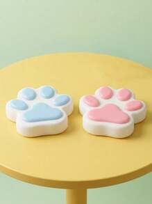 Zazumi 1 pieza Juguete Mochi de pata de gato gigante de 5 pulgadas, de material TPE, con rebote lento, para alivio del estrés y juguete sensorial, forma de animal Kawaii, decoración para adultos, oficina, hogar y teletrabajo, idea de regalo - Multicolor - Ver 2