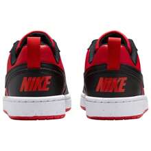 Nike Court Borough Low Recraft Big Kids/Women's Casual Shoes DV5456-123 | Everyday Versatile, Comfortable Fit - 黑紅色 - 查看 6