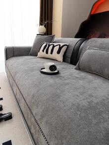 1 tấm lót ghế sofa ren hoa sang trọng, chống trượt, chống bụi, chống trầy xước do mèo, khăn trải sofa cao cấp, tấm bảo vệ sofa trang trí, chất lượng cao cấp, phù hợp cho mọi mùa, thích hợp cho phòng khách, phòng ngủ, phòng học, văn phòng, xe hơi. - Xám - Xem 4