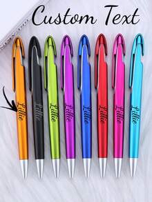 1pc Customizable Ballpoint Pen, Plastic Gift Pen, Push-Button Oil Pen, Creative Pen, Halloween Gift, Sunshine Theme Ballpoint Pen, Bulk Motivational Pen, Retractable Medium Pen, Black Ink, Thank You Gift, Suitable For Graduation, Nurses' Day, Mother's Day, Back To School - Multicolor - View 7