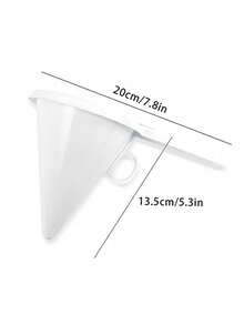 1/2pcs Funnel-Shaped Batter Dispenser, Paper Cup Cake Batter Funnel With Control Valve, Adjustable Dispensing To Prevent Batter Overflow And Dripping - View 9