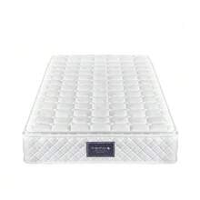 Upholstered Bed With Its Upholstered Headboard, Single Bed With Slatted Base, 90x200cm, In Linen, Medium Firm (With Spring Mattress) - Grey - View 6