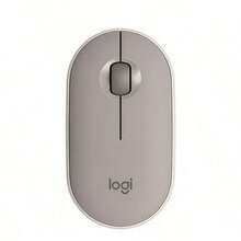 Logitech Mouse nirkabel, ultra tipis dan portabel, koneksi dual-mode Bluetooth/USB, cocok untuk laptop kantor, skema warna macaron bernuansa dopamin, klik senyap. - View 12