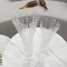 30/100pcs Acrylic Solid Lollipop Sticks, Baking Cake Ball Mold Accessories, Candy Sticks For Party, Wedding, Christmas, Halloween Dessert Table, Suitable For Handmade DIY Desserts, Chocolate, Cheese Sticks, Candy, Cake Baking Tools - View 6