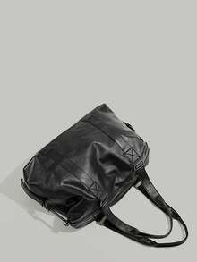 Bolso de mano elegante y de moda para compras - Negro - Ver 2