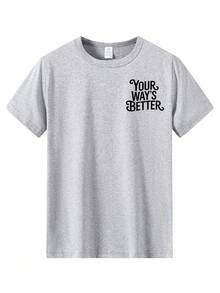 Your Way Is Better Proverbs 16:9 Shirt For Kids, Children Christian Tee, Christian Faith Tee, Religious Gift For Kids, Bible Verse T-Shirt - Light Grey - View 3