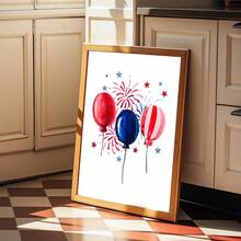 5PCS 1776 250th Independence Day Limited Edition American Canvas Murals - July 4th Patriotic Poster, Used For Room Aesthetic Home Decoration, Minimalist Wall Art Optional Frame Room Decoration Murals, Wall Decoration For Living Rooms, Bedrooms, Offices, Bars, University Dormitories - 5pcs - View 8