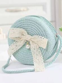 1 Túi đeo chéo kiểu đồng quê dễ thương và tươi tắn với nơ đan - Cây cung - Xem 11