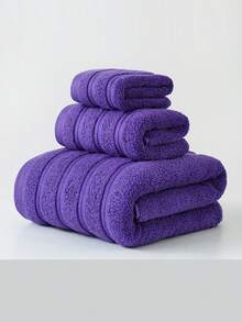 Bộ khăn tắm 3/4 món, gồm khăn tắm tay và khăn mặt, 100% cotton nguyên chất dành cho nam và nữ, khăn mặt 35*75 cm, khăn tắm 70*140 cm, khăn tay 34*34 cm. - Nhiều màu - Xem 17