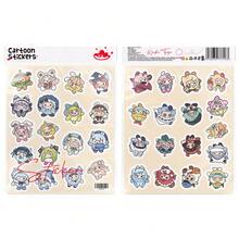 103 piezas Pegatinas creativas y lindas para decorar diarios, cuadernos papelería manualidades libro de sticker estikers - A - Ver 2
