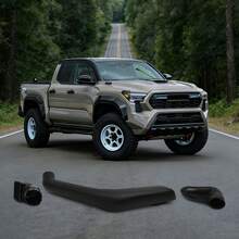 SanBouSi Snorkel Kit For 2005-2015 Toyota Tacoma 4.0L Petrol, Raised Air Intake With Cold-Air Design, PE Rotational Molded Durable Construction, Direct Replacement Right Side Mount For Enhanced Wading Depth - Black - View 4