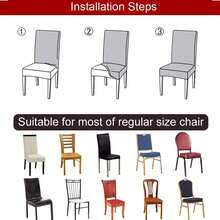 Zestaw obrusów i pokrowców na krzesła w stylu boho, 1/4/6/36 szt., dekoracyjny wzór, elastyczny pokrowiec na krzesło, odpowiedni do kuchni, na imprezy, do dekoracji świątecznych, do jadalni i na stół do jadalni wewnątrz i na zewnątrz, na wiele okazji, przez cały rok - Wielokolorowe - Zobacz 9