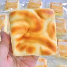 1pc 2026 Popular Tiger Print Cake Squishy Toy, Slow Rebound Stress Relief, Perfect Gift For Holidays, Birthdays, Fun - Multicolor - View 5