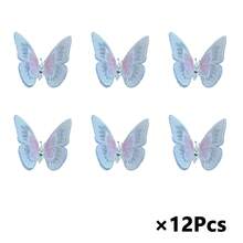 12pcs Embroidered Fragrant Butterfly Decorations, Exquisite Alloy & Stitching Craftsmanship, Delicate Handmade Car Air Vent Decor, Multi-Color Fluttering Butterfly Wings, Embroidered Butterfly Car Decor, Dashboard Accessories, Butterfly Car Accessories, Comes With Residue-Free Adhesive - Butterfly - View 17
