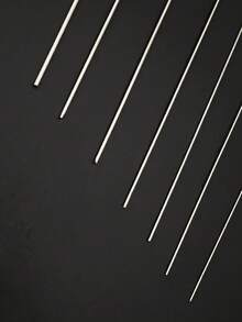 Kim xâu hạt có đầu mở bên hông, dụng cụ xỏ chỉ bằng thép không gỉ dùng để làm vòng tay, dây chuyền, trang sức thủ công DIY, các cỡ: 0.3mm/2 cái, 0.4mm/2 cái, 0.5mm/2 cái, 0.6mm/2 cái, 0.7mm/2 cái, 0.8mm/2 cái, 0.9mm/2 cái - Xem 2