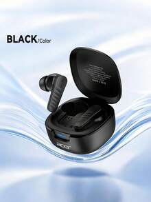 Acer OHR503 Upgraded Wireless Earphones, Tilted In-Ear Design Fitting Ear Comfortably, High-Quality Lossless Audio, 24H Long Standby, Type-C Charging Port, Compatible With Smartphones, Tablets, Laptops - View 14