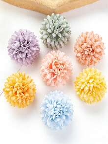 10/20/30 Peças Bolas de Crisântemo Artificial, Materiais DIY para Coroa, Decoração de Festa de Aniversário, Decoração de Casamento, Buquê de Noiva, Decoração Doméstica, Decoração de Peitoril de Janela de Restaurante e Quarto, Decoração de Vaso, Decoração do Dia dos Namorados e Ano Novo, Jardim Externo, Decoração Sazonal Escolar - Mistura de cores - Visão 3