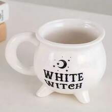 1pc Witch Brewing Coffee Ceramic Mug - 13.53oz Large Capacity, Suitable For Coffee, Tea And Creating Unique Halloween Atmosphere, Dishwasher And Reusable Multi-Functional Beverage Cup, Made Of Material (1pc Set), Coffee Mug, Coffee Cup - Multicolor - View 10
