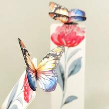 Hollow 3D Butterfly Paper Bookmarks, Cute Fresh Translucent Cultural Creative Small Gifts Suitable For Students, High-End Bookmarks - Butterfly - View 4