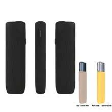 1pc Decorative Liquid Silicone Protective Case For IQOS ILUMA ONE/I One, Soft Shockproof Anti-Slip Storage Box, Unisex Portable Scratch-Resistant Business Solid Color Textured Design, Provides A Different User Experience, Suitable As A Gift For Friends And Family - Multicolor - View 9