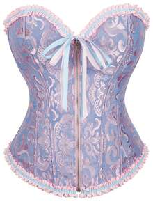 Women's Halloween Jacquard Bandeau Top - Lilac Purple - View 1