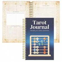 A5 Spiral Bound Tarot Journal - 106 Pages With Card Spread Lists, Moon Phase Tracker, Mystical Insights And Spiritual Growth Notes - A5 - View 6