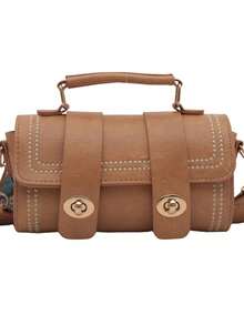 Women Top Handle Bags - 卡其色 - 查看 11