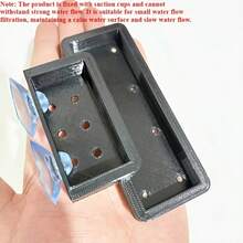 Difusor de flujo de agua para acuario, controlador de flujo de filtro para tanque de peces, accesorios para tanque de peces, proporciona un flujo de agua tranquilo para peces Betta y plantas flotantes, adecuado para filtros HOB y la mayoría de los filtros colgantes - Productos y consumibles de filtración - Ver 9