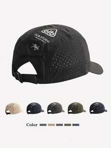 1pc Summer 5-Panel Mesh Breathable Quick-Dry Baseball Cap, Outdoor Hiking Sports Sun Hat,Beach,Holiday - Multicolor - View 11