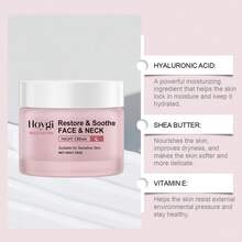 Hoygi Neck & Face Night Cream - Deep Nourishment, Lock Moisture And Improve Dryness, Fade Neck Lines And Facial Wrinkles, Enhance Skin Luster And Elasticity, Smooth Texture, Easy To Spread, Moisturizing Repair Anti-Aging Essence Skin Care - Cream - View 6