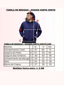 Men's Plain Windbreaker Jacket With Hood, Pocket, And Zipper - Spring/Autumn/Winter - All - Regular Fit - Drawstring/Zipper - Christmas, Teacher's Day, Thanksgiving - Black - View 4