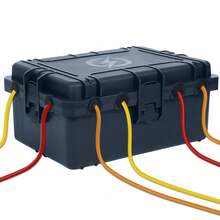 12" x 9" x 5" große Outdoor Elektrobox, IP54 wasserdicht und staubdicht, Verlängerungskabel Box, schützt Steckdosen, Stecker, Timer, Stromauslässe, geeignet für Feiertags-Beleuchtung Dekoration, Schwarz - A - Übersicht 12