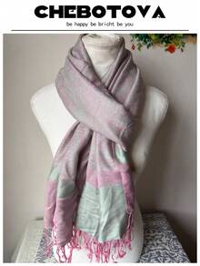 1 chiếc khăn choàng cổ bằng polyester họa tiết Paisley, kiểu dáng Bohemian, thích hợp cho mùa xuân, hè và thu. - Nhiều màu - Xem 11