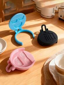 1pc Silicone Beverage Bottle Cap Cover, Reusable Drink Can Lid, Leak-Proof Soda/Beer/Juice Can Protector - Multicolor - View 3