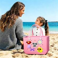 32Pcs Bag Charms For Bogg Bag Sunshine Beach Bikini Cute Charms Decoration Accessories For Rubber Tote Beach Bags - 如圖所示 - 查看 5