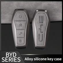 适用于比亚迪Song Plus、Seal、Atto 3、EV、Dolphin、Qin Plus U的锌合金汽车遥控钥匙保护套、保护壳、收纳袋、配件 - 比亞迪 - 查看 2