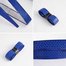 1pc PU Baseball Bat Wrap Shock Absorbing Multi-Color Non-Slip Sports Accessory, Outdoor Sports Cricket Softball Baseball Bat Handle Grip Sweatband Tennis Racket Handle Grip - Multicolor - View 11