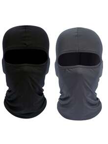 1 pieza/2 piezas Pasamontañas unisex, adecuado para uso diario, viajes al aire libre, senderismo, esquí, conducción de motocicleta - B - Ver 15